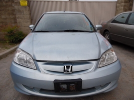 2005 HONDA CIVIC HYBRID SKY BLUE 4DR 1.3L AT A17571
